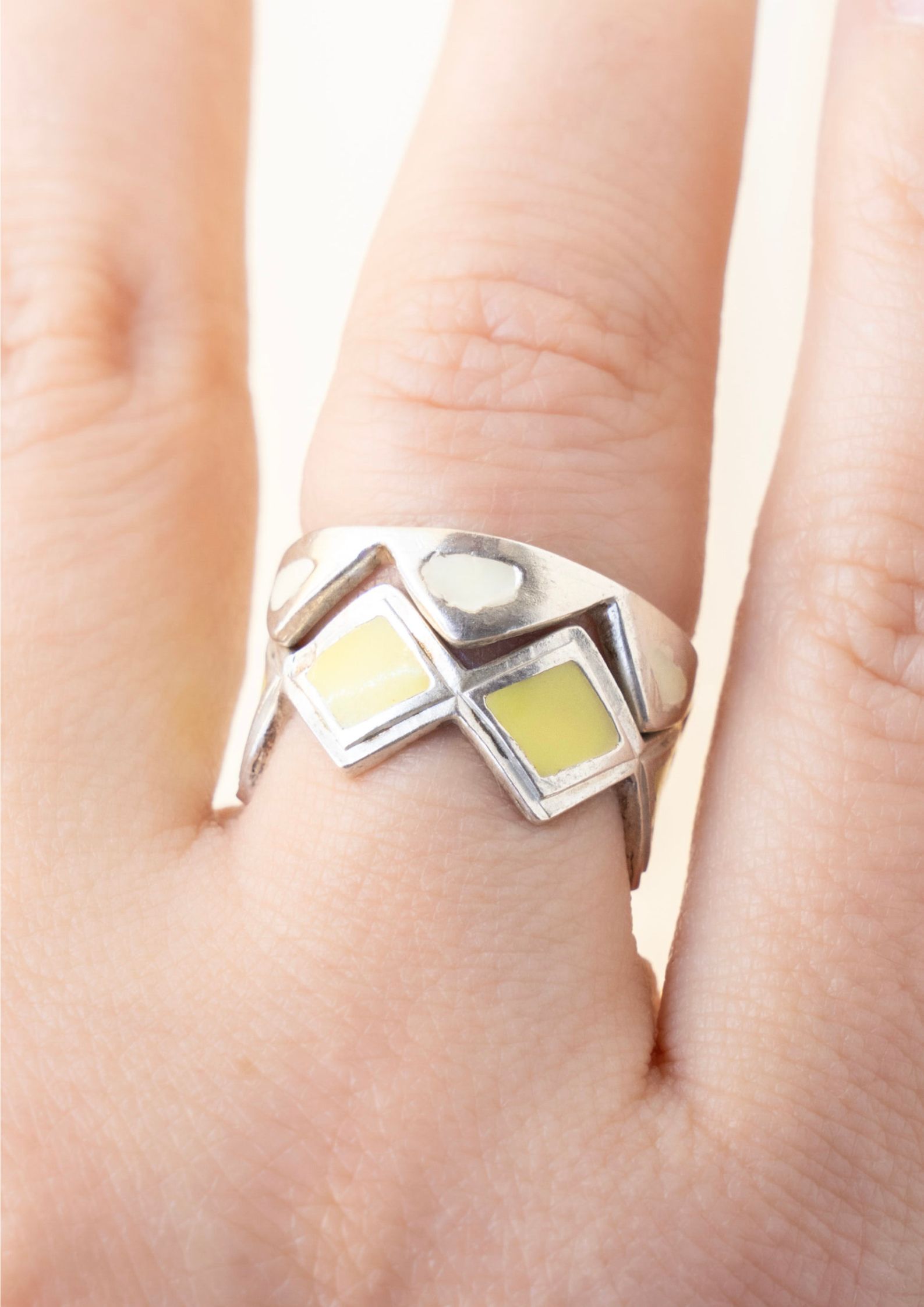 Bague Yellow Zelly'art