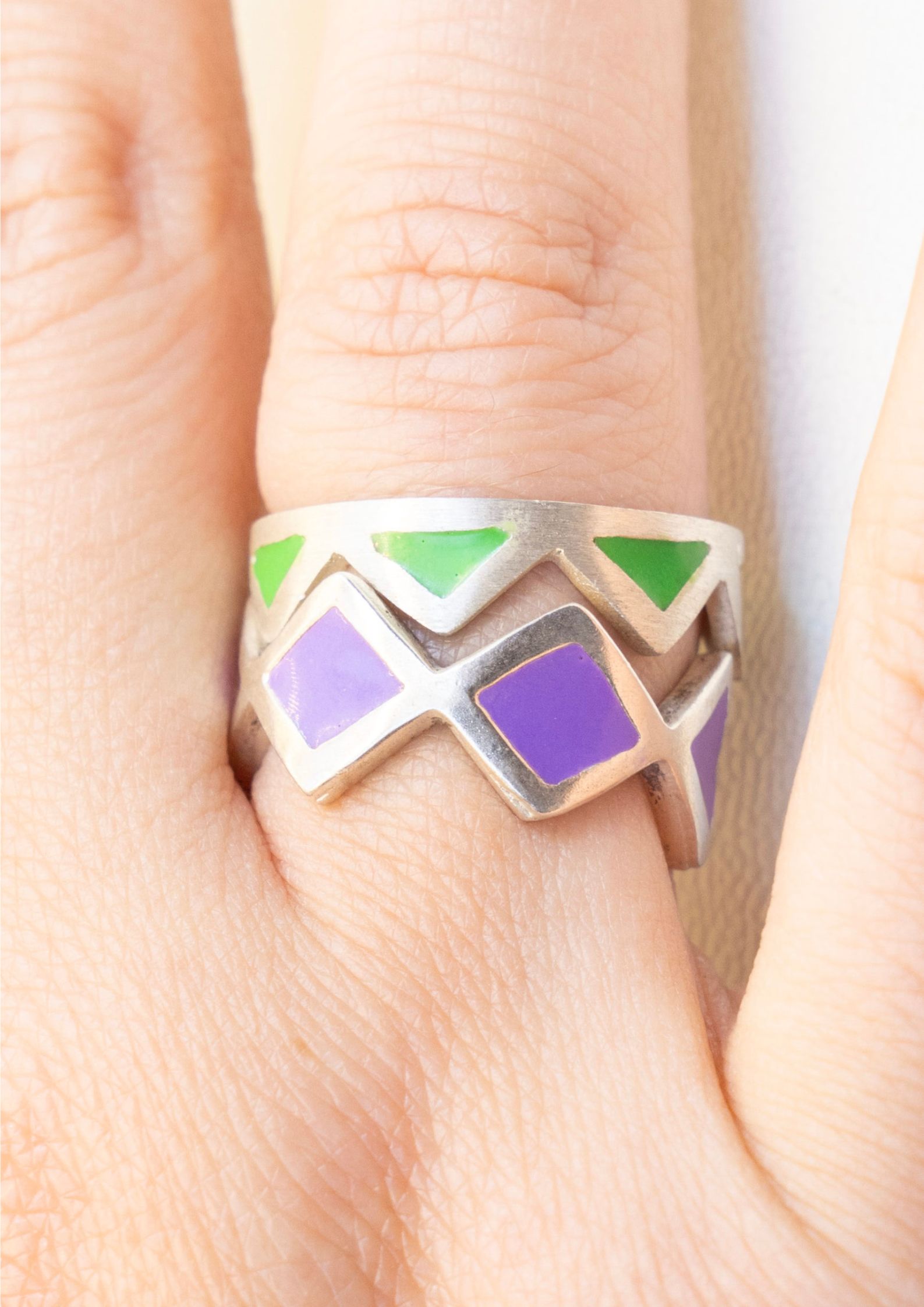 Bague Twin Zelly'art