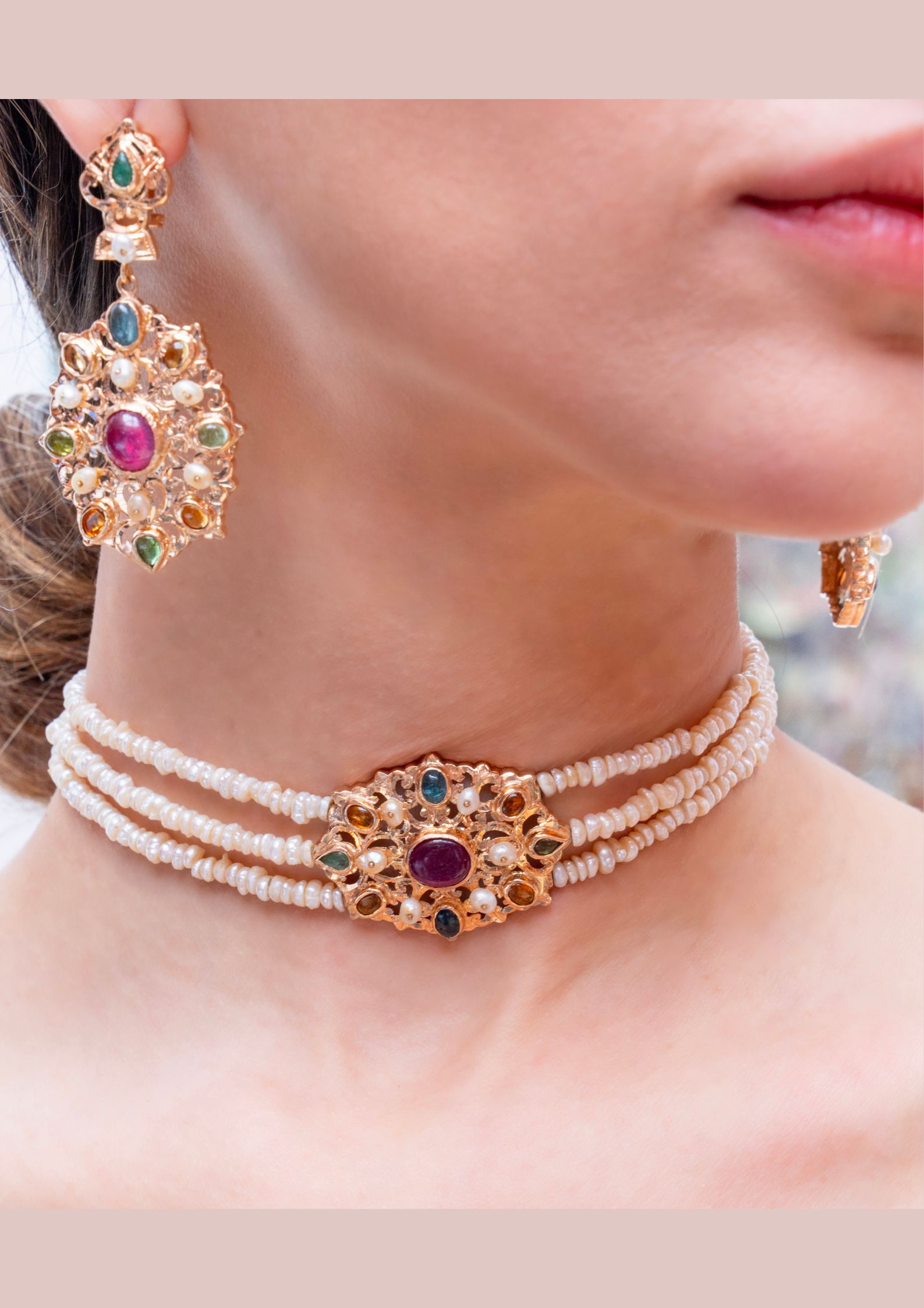 Choker Fibule Dorée